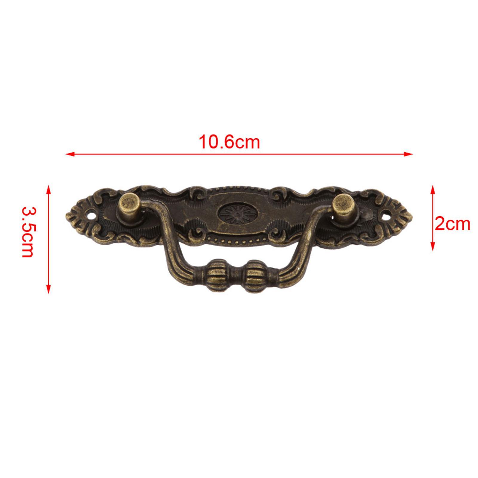 Retro Furniture Pull Handles For Drawer Door Cabinet Jewelry Box