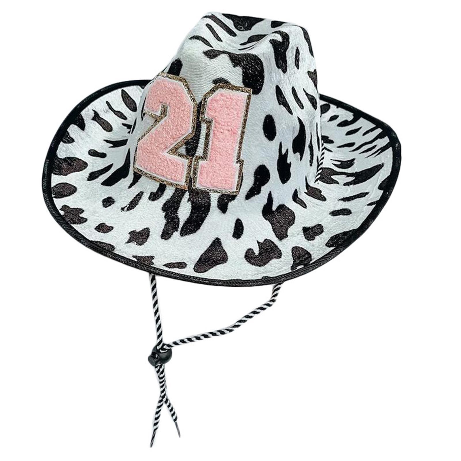 Cow Cowboy Hat Cowgirl Hat Women Cowboy Hat Cow Hats for Fancy Dress Dress up