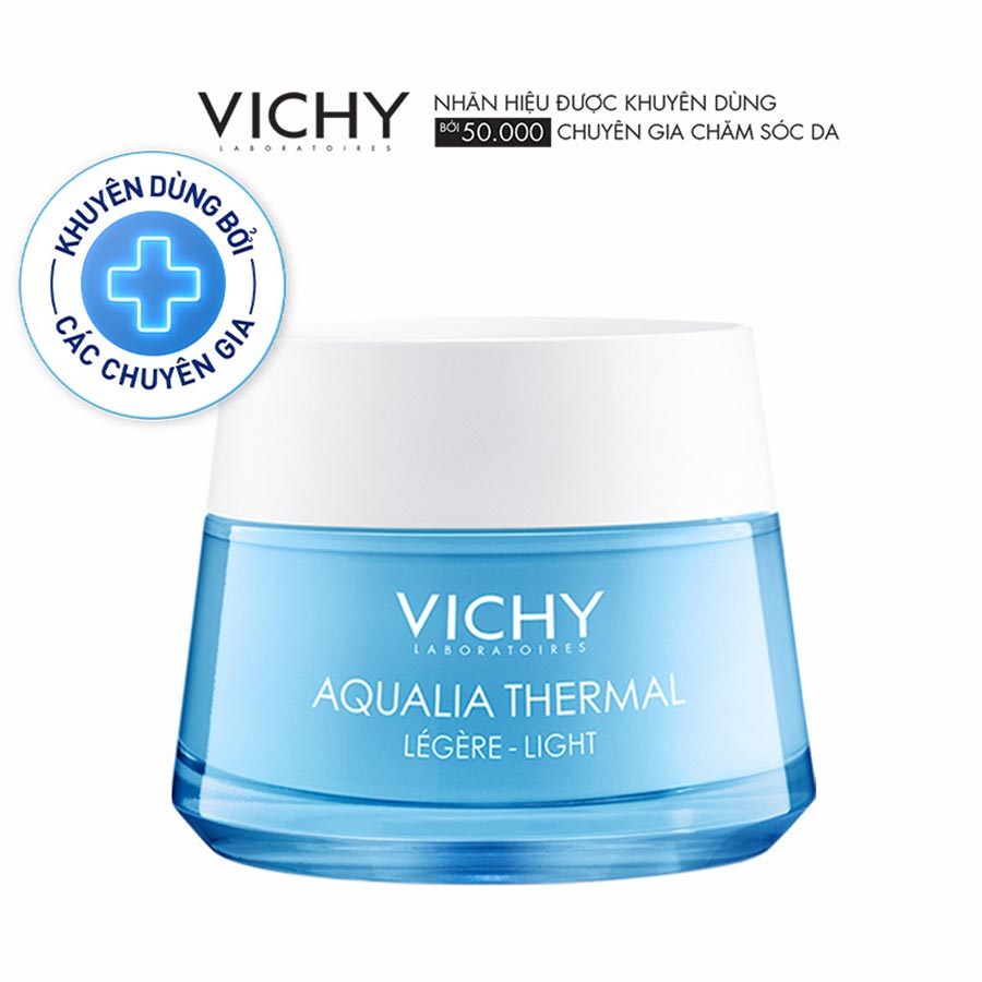 Kem dưỡng ẩm cấp nước cho da căng mịn Aqualia Thermal Rehydrating CreamLight 50ml