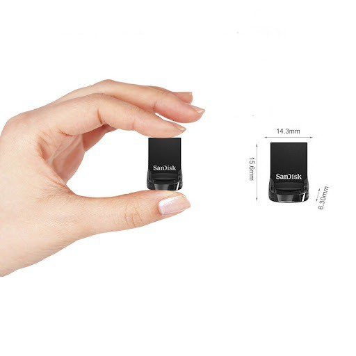 USB 3.1 SanDisk CZ430 Ultra Fit 128GB 400MB/s - Hàng Chính Hãng