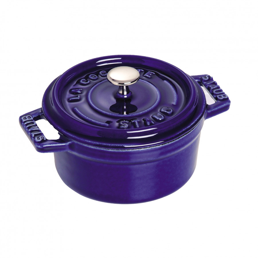 Nồi gang tròn Staub 10 cm – Màu xanh đen