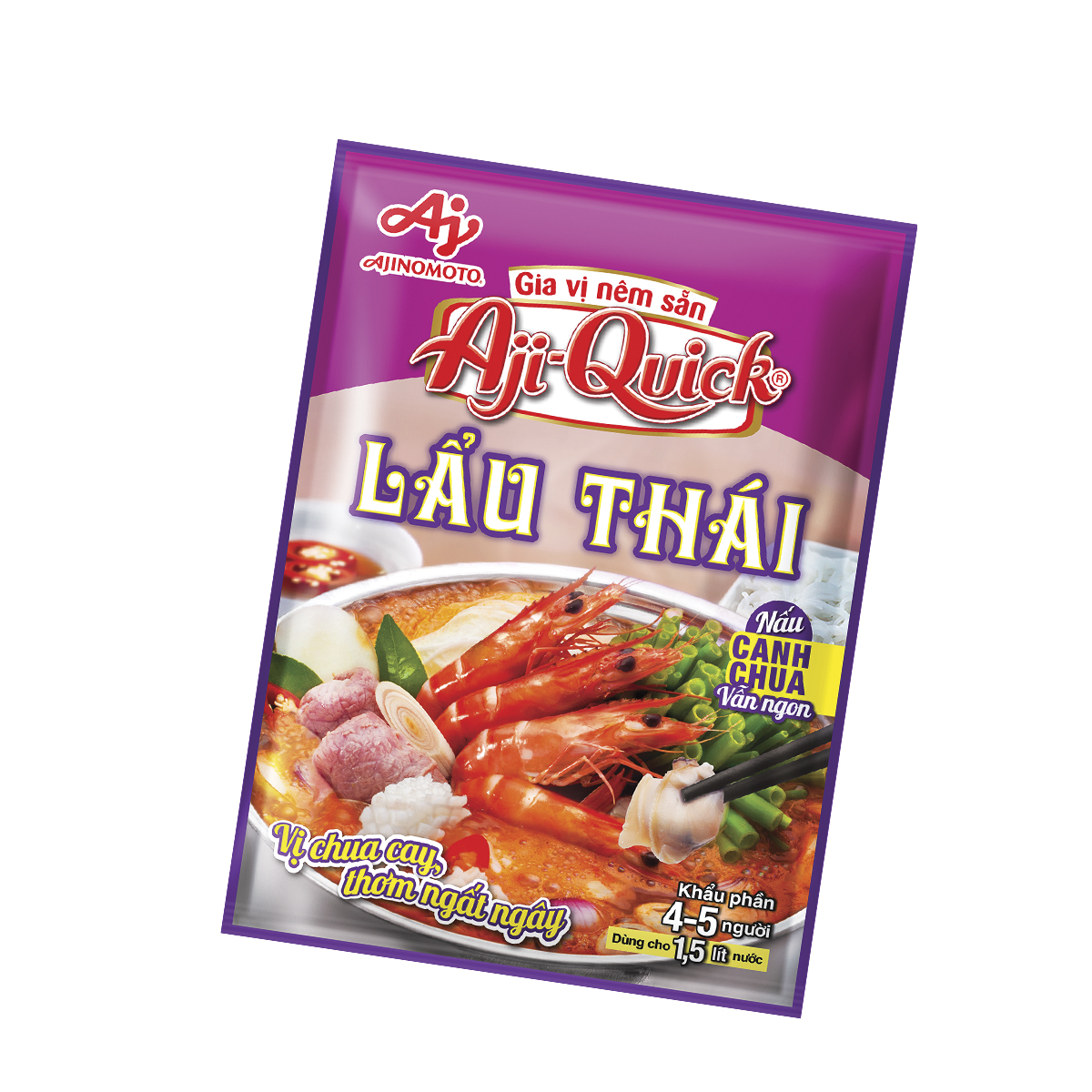 Combo 6 Gói Gia Vị Nêm Sẵn Aji-Quick® Lẩu Thái 50g/Gói