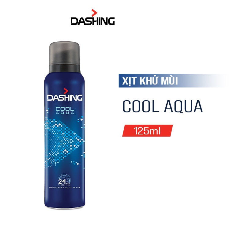 Xịt Khử Mùi Dashing Hương Cool Aqua 125ml