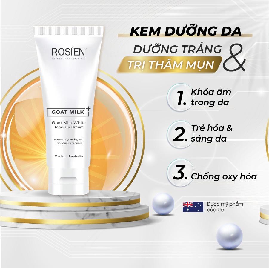 Kem Dưỡng Da Trắng Sáng Rosien Goat Milk White Tone - Up Cream 100ml