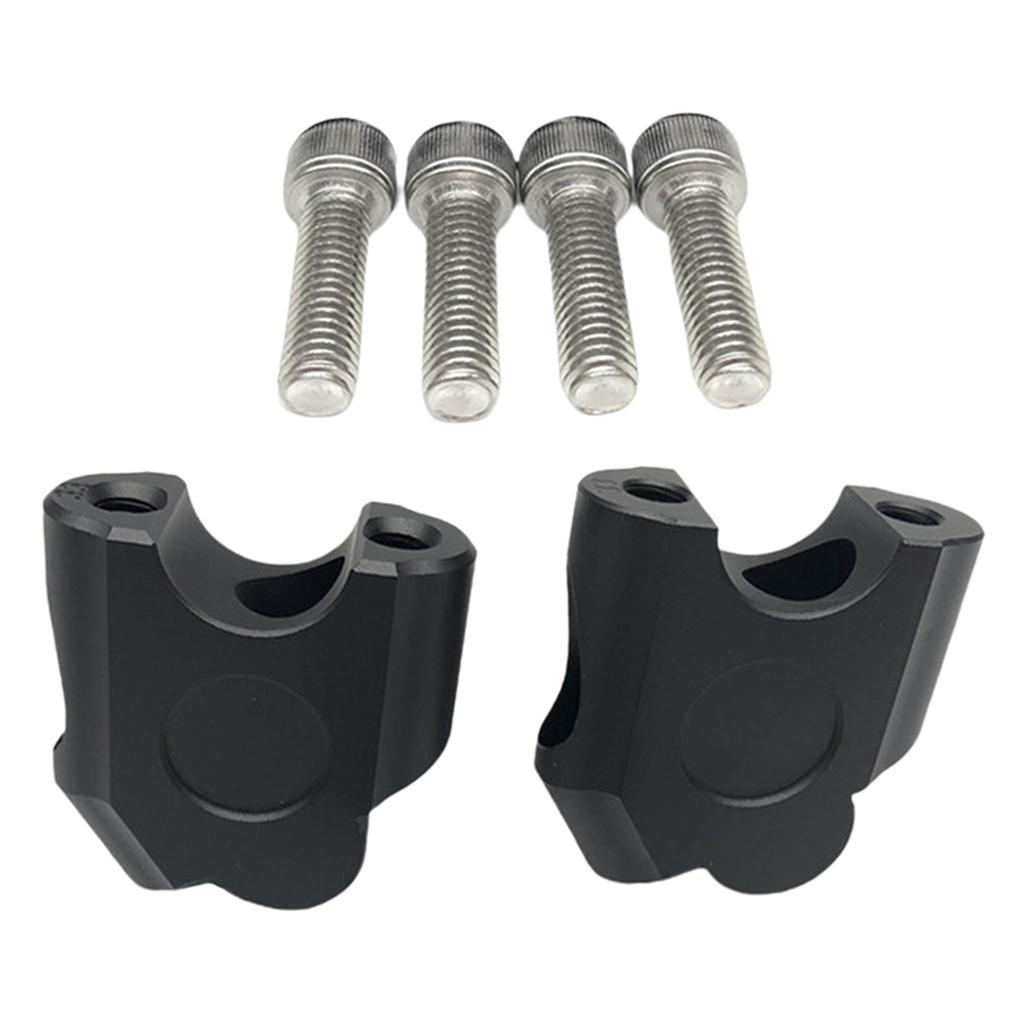 Motorcycle CNC Handlebar Riser Clamp 7/8\" Handlebars Clamp Easy Install