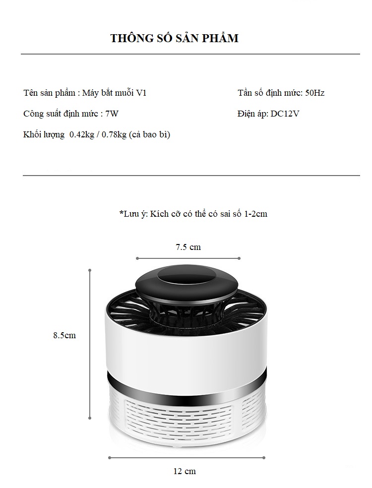 Máy bắt muỗi V1