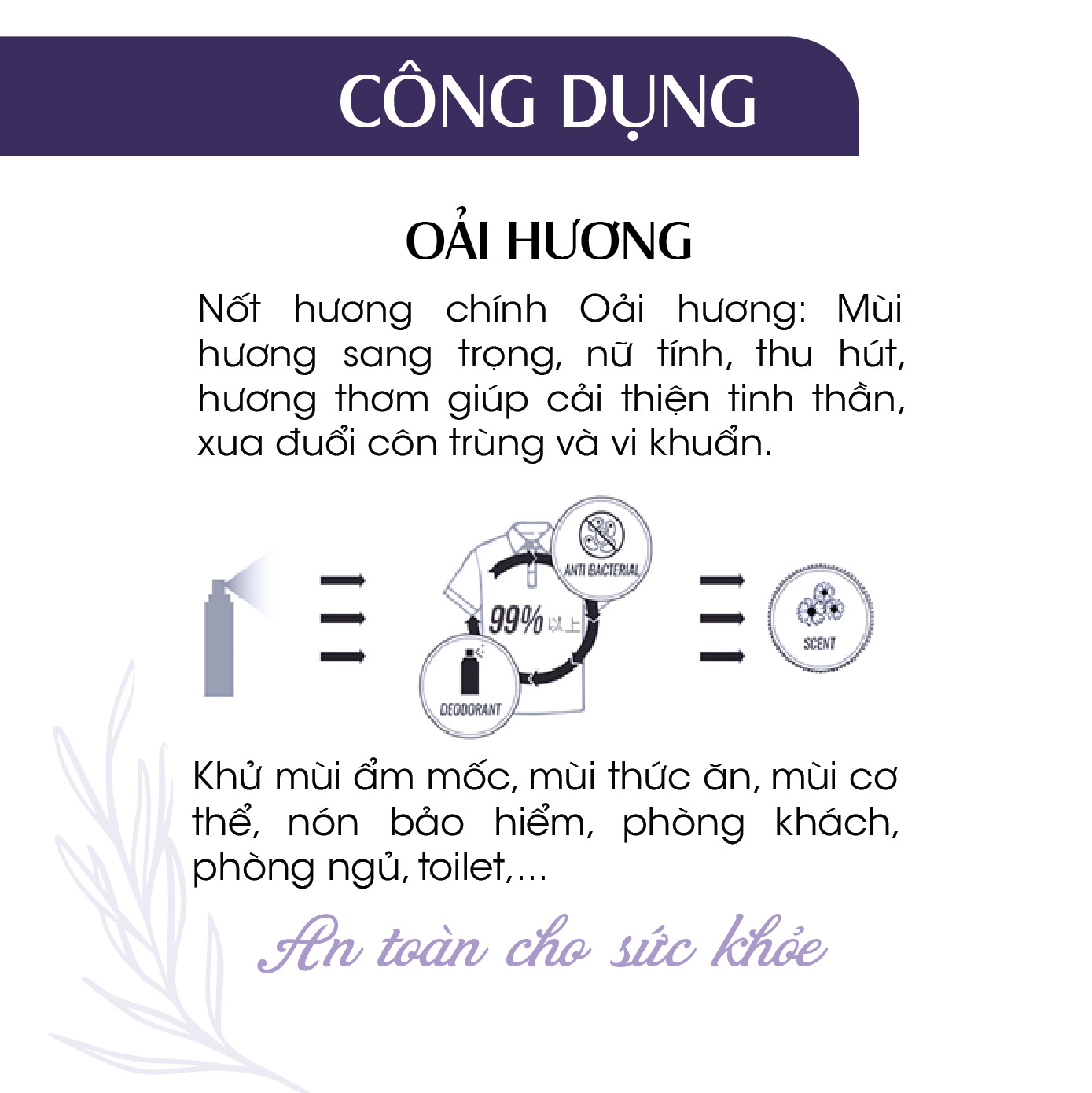 Combo 2 chai Xịt Phòng Tinh Dầu Oải Hương Hữu Cơ Organic 24Care 100ML/Chai - Kháng khuẩn - Khử mùi hôi - Đuổi muỗi - Côn trùng - Giúp thư giãn, cải thiện giấc ngủ - Giảm căng thẳng