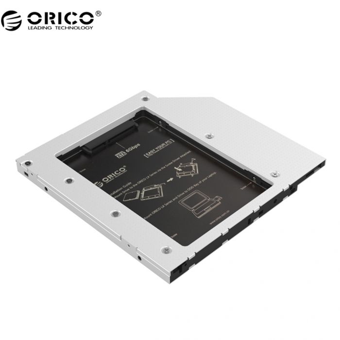 Khay ổ cứng Laptop (Caddy bay) 2.5&quot; SATA 1,2,3 - Orico L95SS - Hàng nhập khẩu