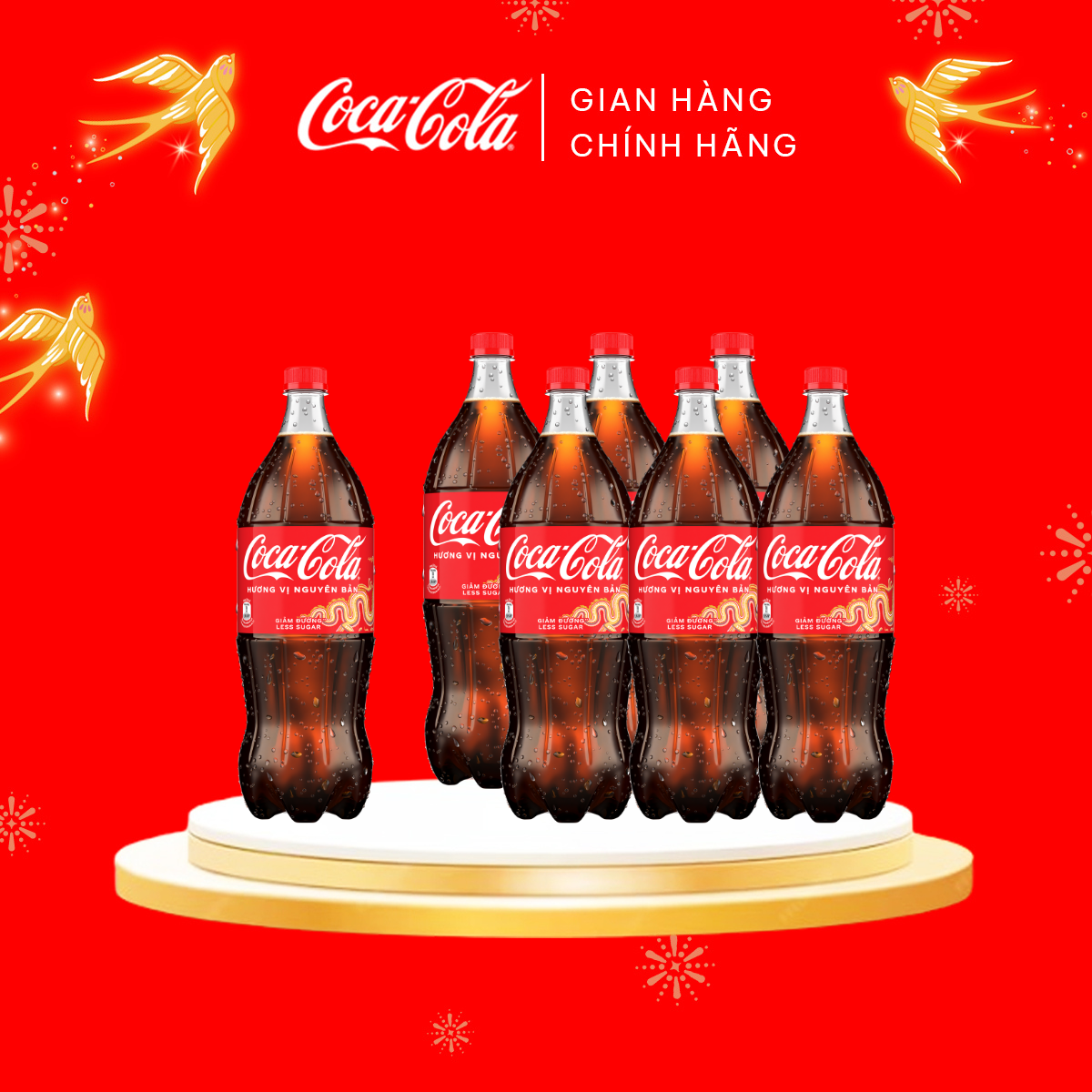 Nước Giải Khát Có Gas Coca-Cola chai 1.5L