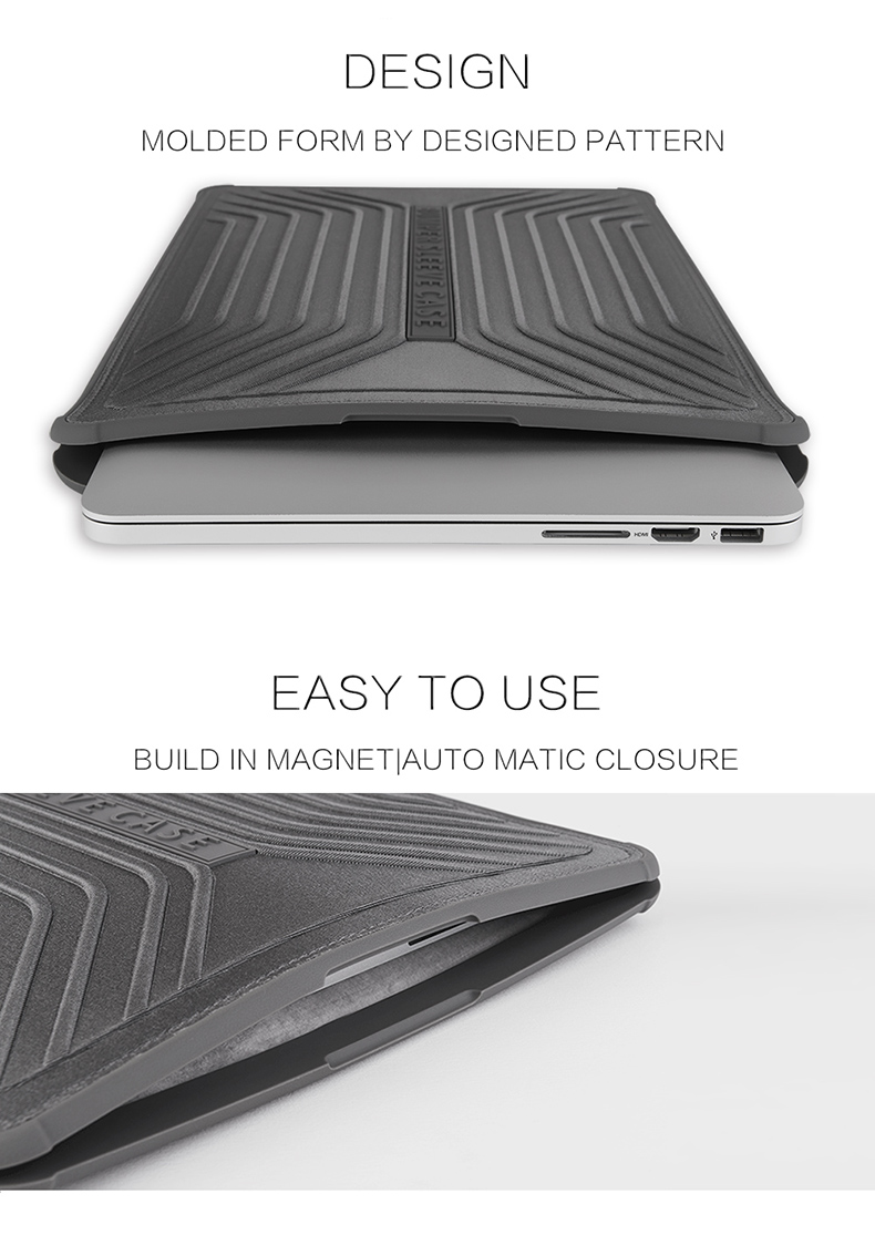 Túi chống shock WIWU Voyage Sleeve Bumper Anti-drop dành cho Macbook - Hàng Chính Hãng