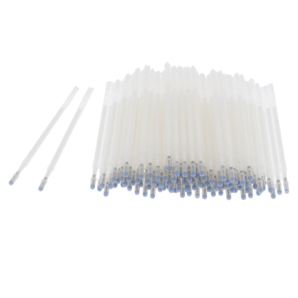 2x 100 Pieces Fabric Erasable Marking Pen Refill for