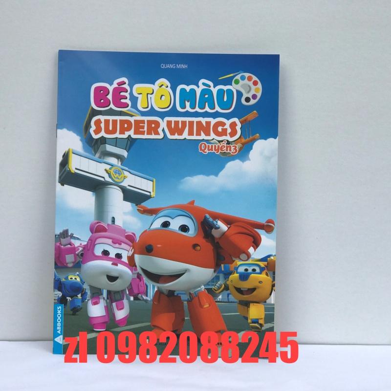 Tranh / tập tô màu super wing