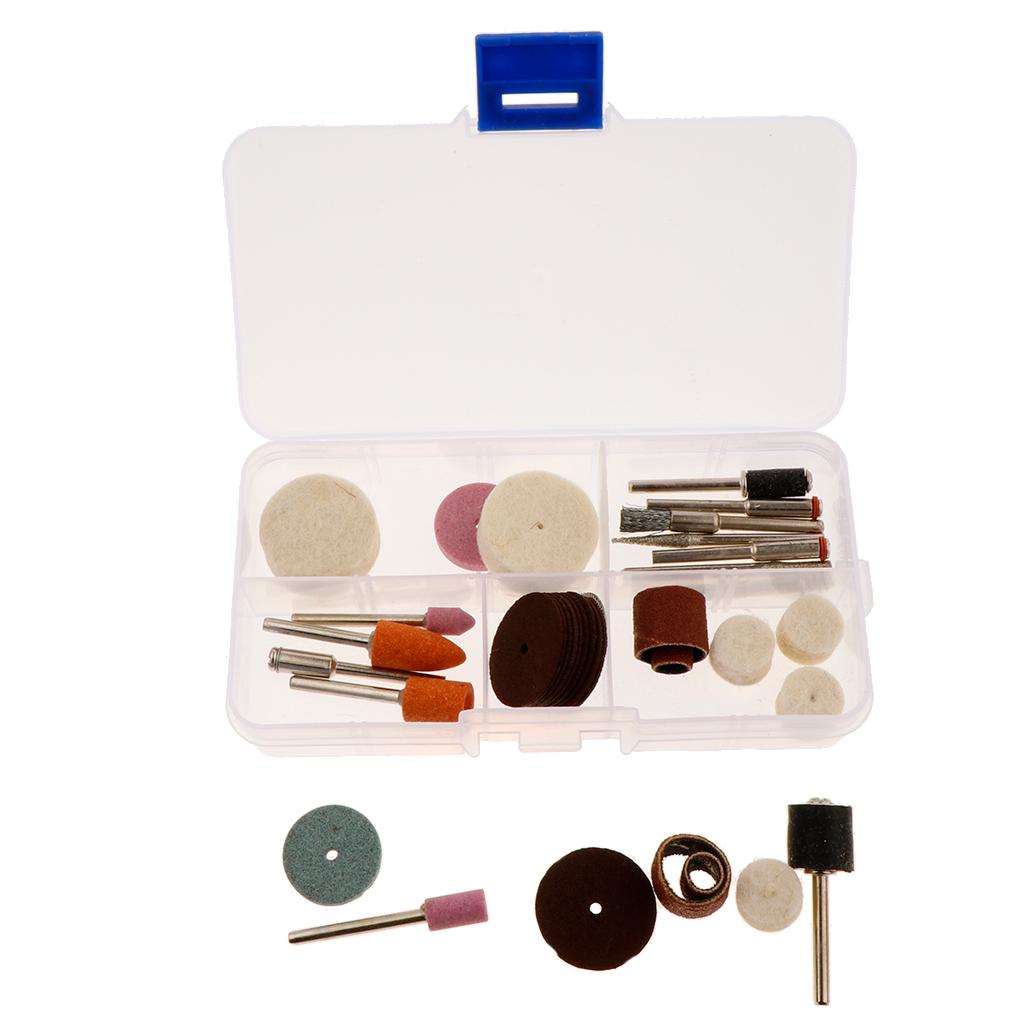 37pcs Rotary Tool Accessory Bit Set With Case for Grinding Tool Accessories