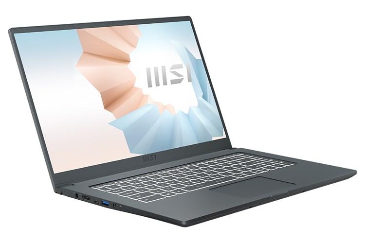 Laptop MSI Modern 15 A5M R7 5700U/8GB/512GB/15.6&quot;F/Túi/Chuột/Win11/(237VN)/Xám - Hàng chính hãng