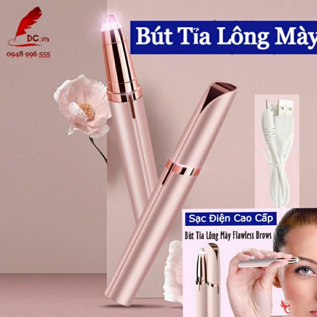 Máy bút tỉa lông mày có sạc điện siêu bén không gây đau loại tốt hàng cao câp