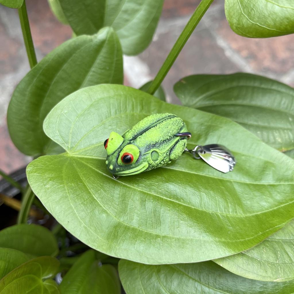 Nhái hơi thái lan mắt lồi 4cm / 7gr lưỡi titan Phukiencaulure25 nhái hơi câu lure mắt lồi siêu nhạy, lưỡi tian không rỉ