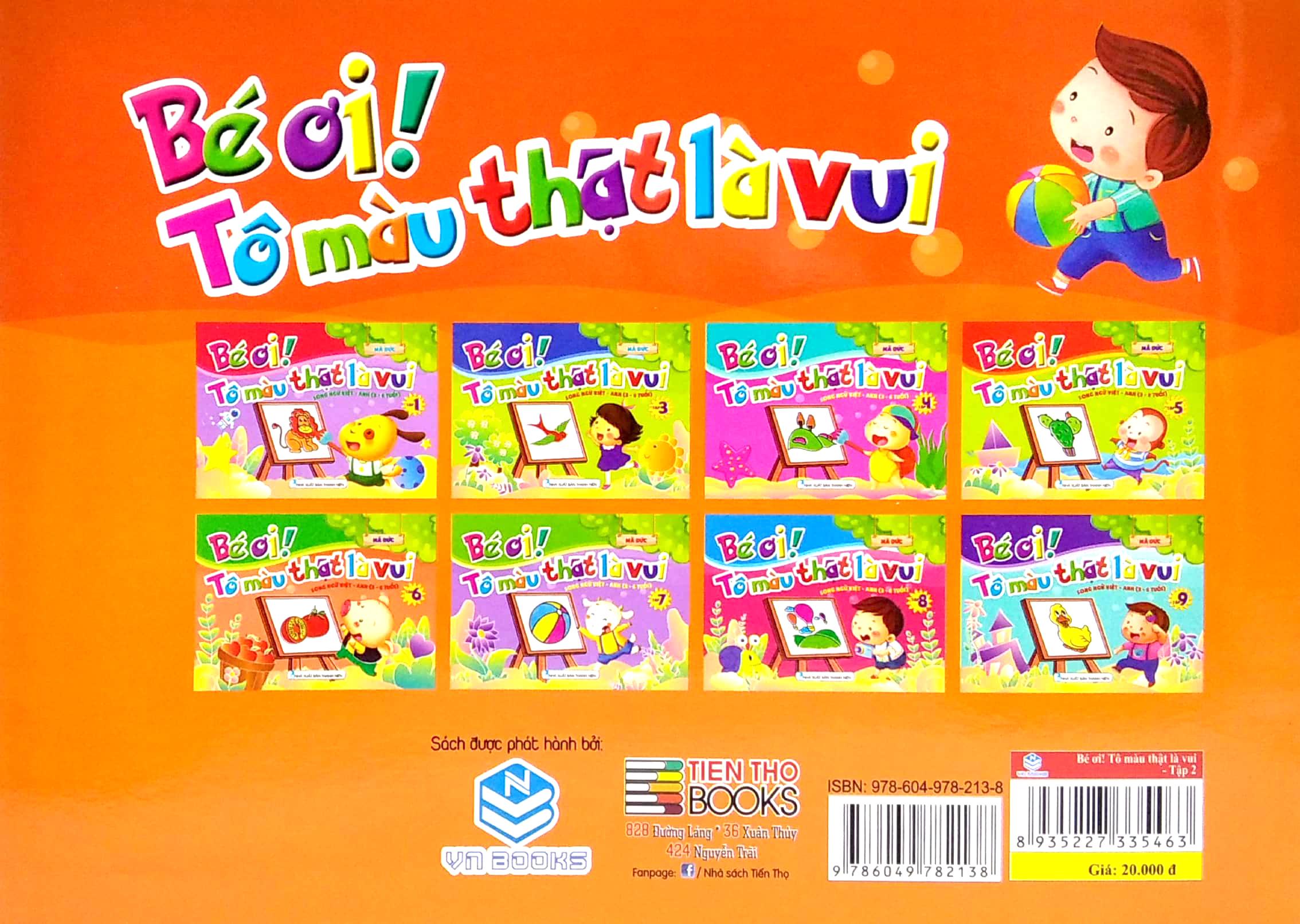 Bé Ơi! Tô Màu Thật Là Vui - Song Ngữ Việt - Anh - Tập 2