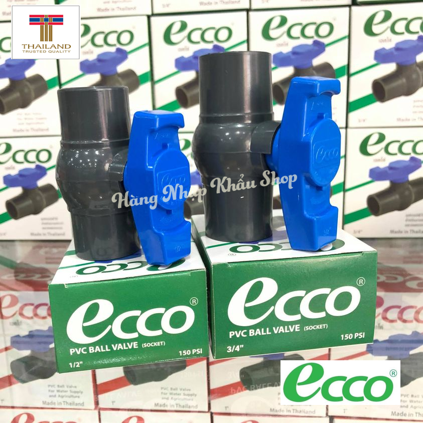 Van khóa nước cao cấp ECCO phi 27 nhâp khẩu từ Thái Lan