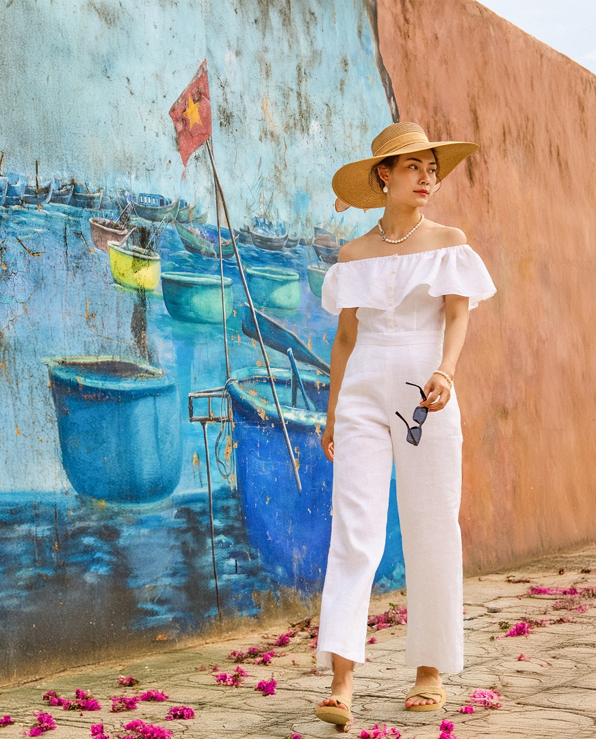 Đồ Bay Jumpsuit Nguyệt DRE132 thời trang thiết kế Hity