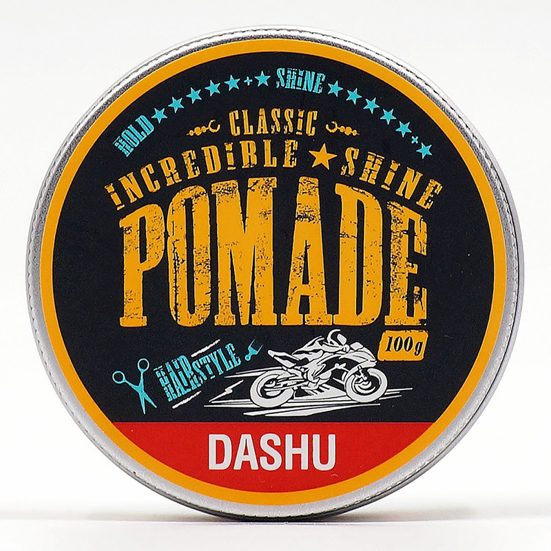 Pomade gốc nước độ bóng cao 5, giữ nếp vượt trội 10 Dashu Classic Incredible Shine Pomade 100g dùng cho mọi loại tóc, tốt cho người châu á, thành phần thảo dược an toàn, lành tính, không gây hại cho tóc và da đầu.