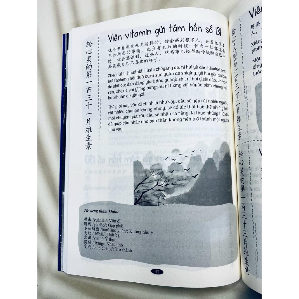 Sách- Ở đây có tặng vitamin tâm hồn song ngữ trung-việt+DVD tài liệu