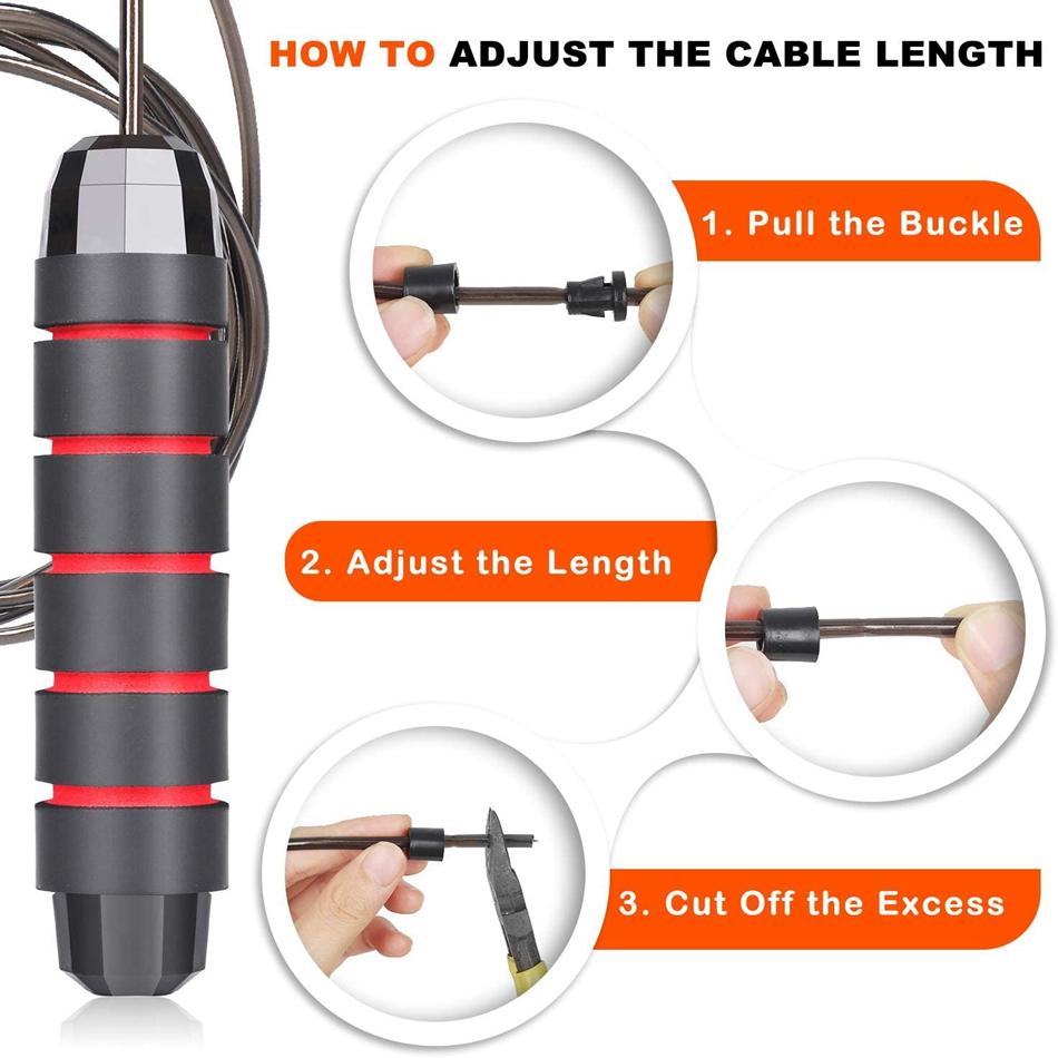 Đáng giá chuyên nghiệp Jump Ropes Speed CrossFit Workout Đào tạo MMA Boxing Home Gym Thiết bị tập thể dục cho nam giới trẻ em Color: Green