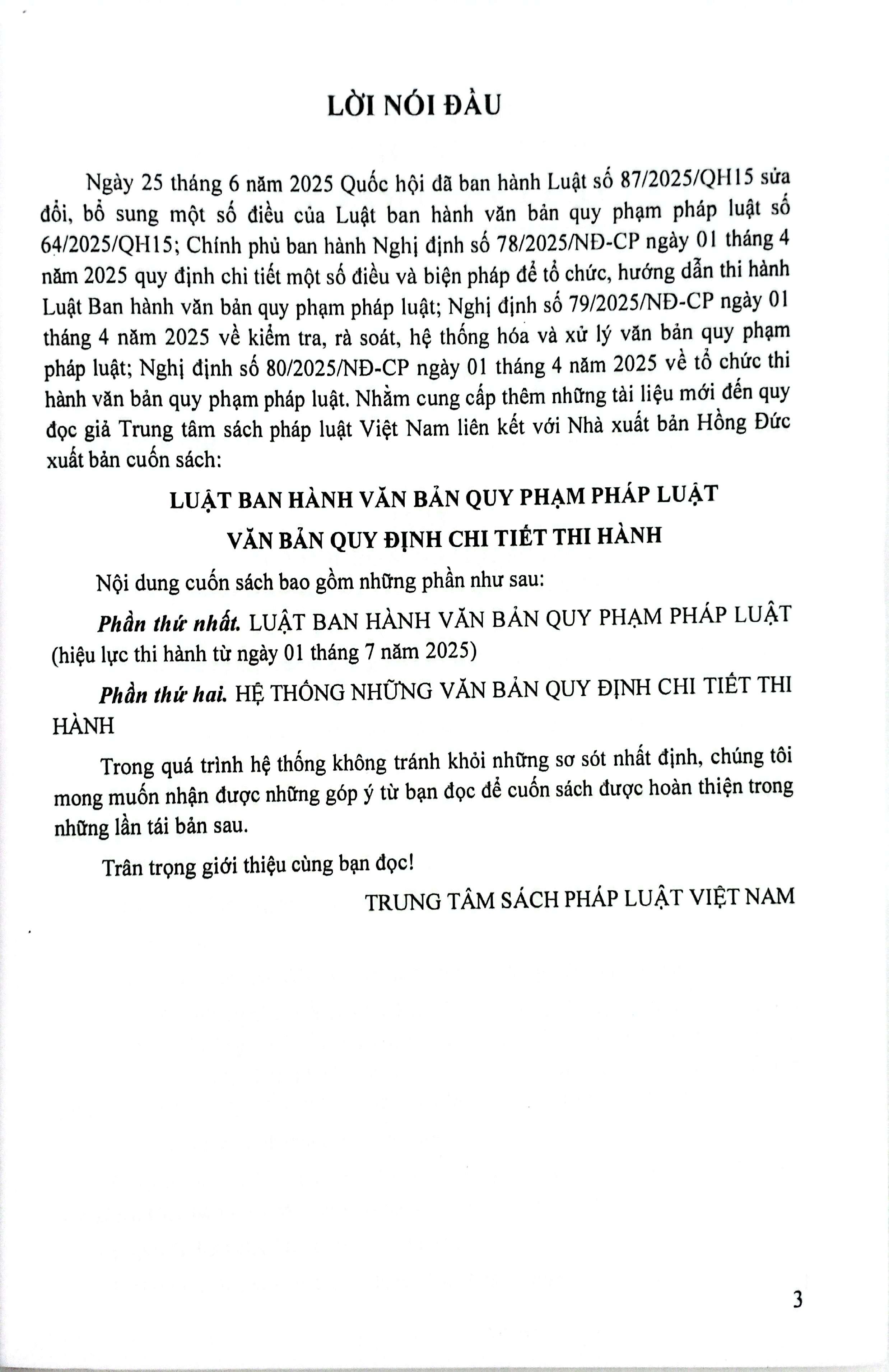 Sách - Luật Ban Hành Các Văn Bản Quy Phạm Pháp Luật - Văn Bản Quy Định Chi Tiết Thi Hành