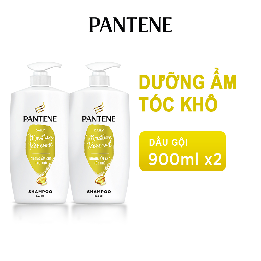 Combo 2 Dầu Gội PANTENE Dưỡng Ẩm Mỗi Ngày 900g/900ml