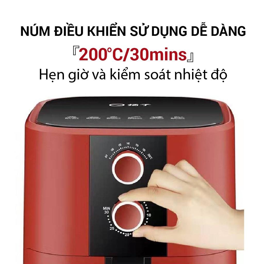 Nồi Chiên Không Dầu VTE 5L - 1350W Công Nghệ TurboStar Giảm 80% Lượng Dầu Mỡ, Món Chiên Giòn Ngon Hoàn Hảo