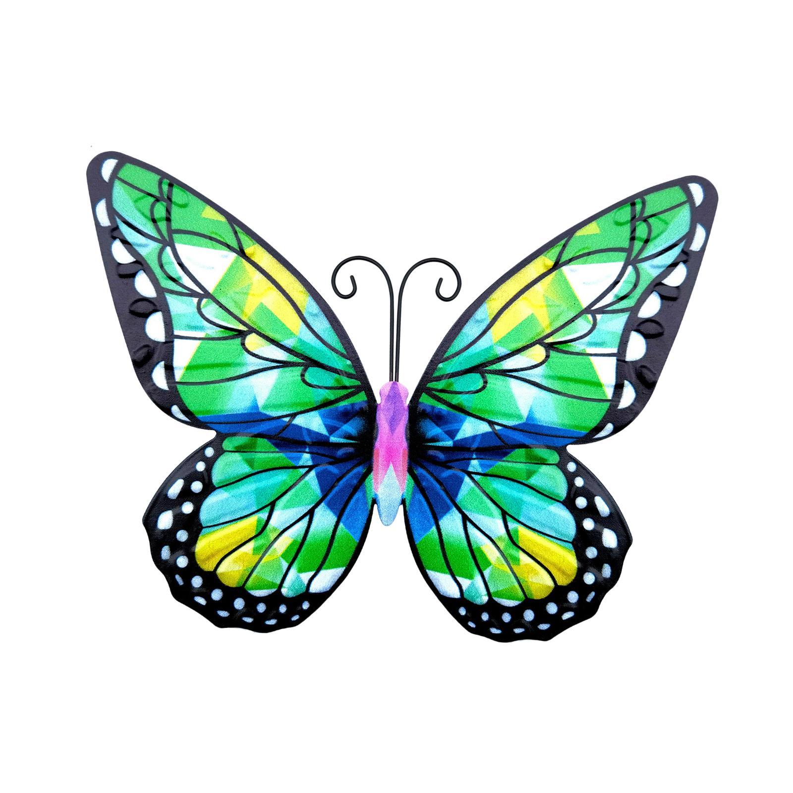 Metal butterflies Wall Decor metal butterflies Sculptures for Fence Yard Balcony