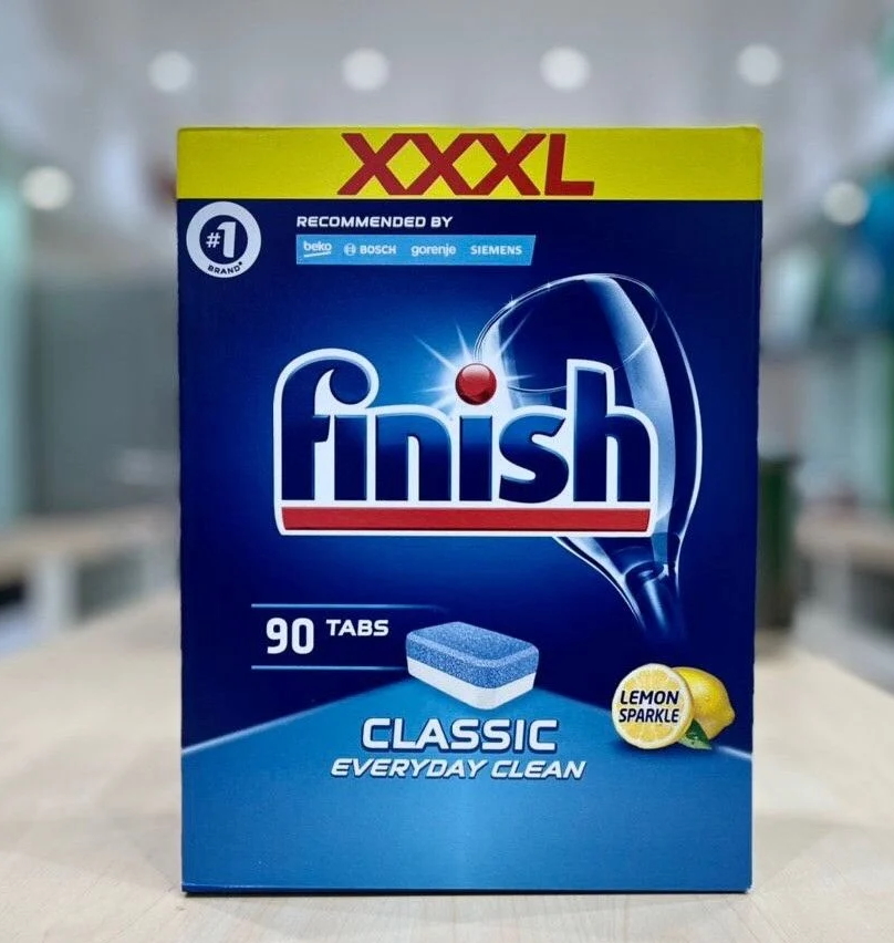 Viên rửa chén bát Finish Powerball Đức hộp 90 viên