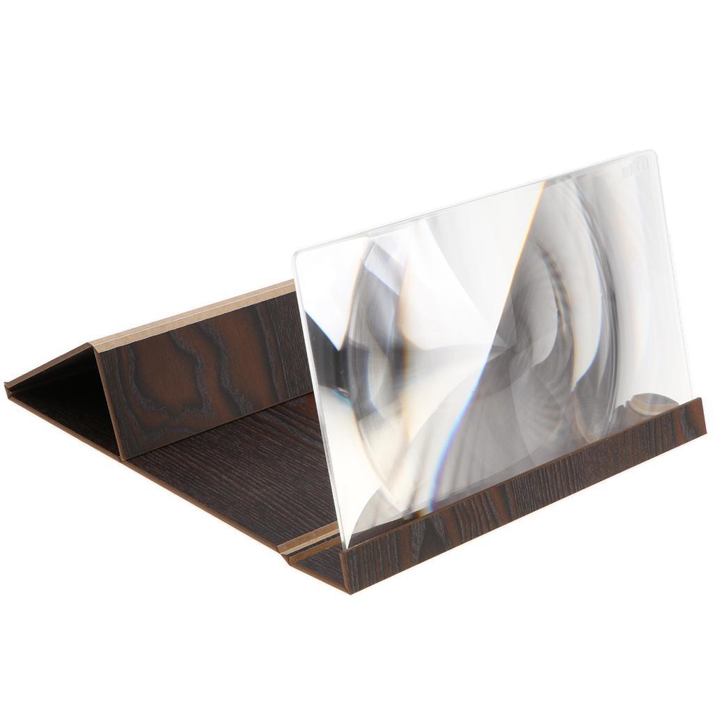 Phone Screen Magnifier 3D Video Screen Amplifier Expander Bracket Black