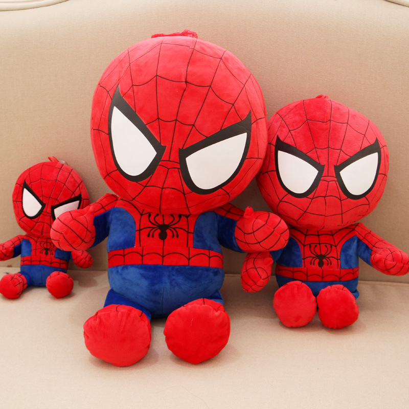 Gấu bông siêu anh hùng người nhện (Spiderman) 25cm--&gt;40cm hàng cao cấp chất lượng cao siêu cưng, an toàn cho bé