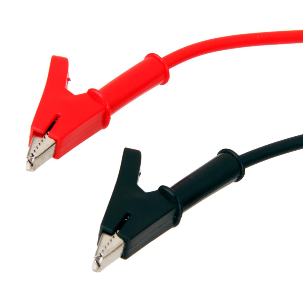 Generic 15A 4mm Banana Plug to Alligator Clip Clamp Test Probe Cable