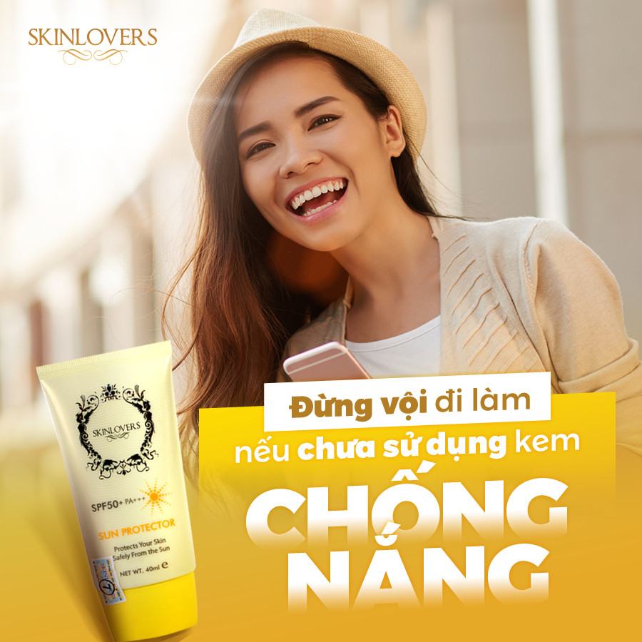Kem Chống Nắng Không Tan Trong Nước SPF50 Skinlovers (40ml) - SKLV0150