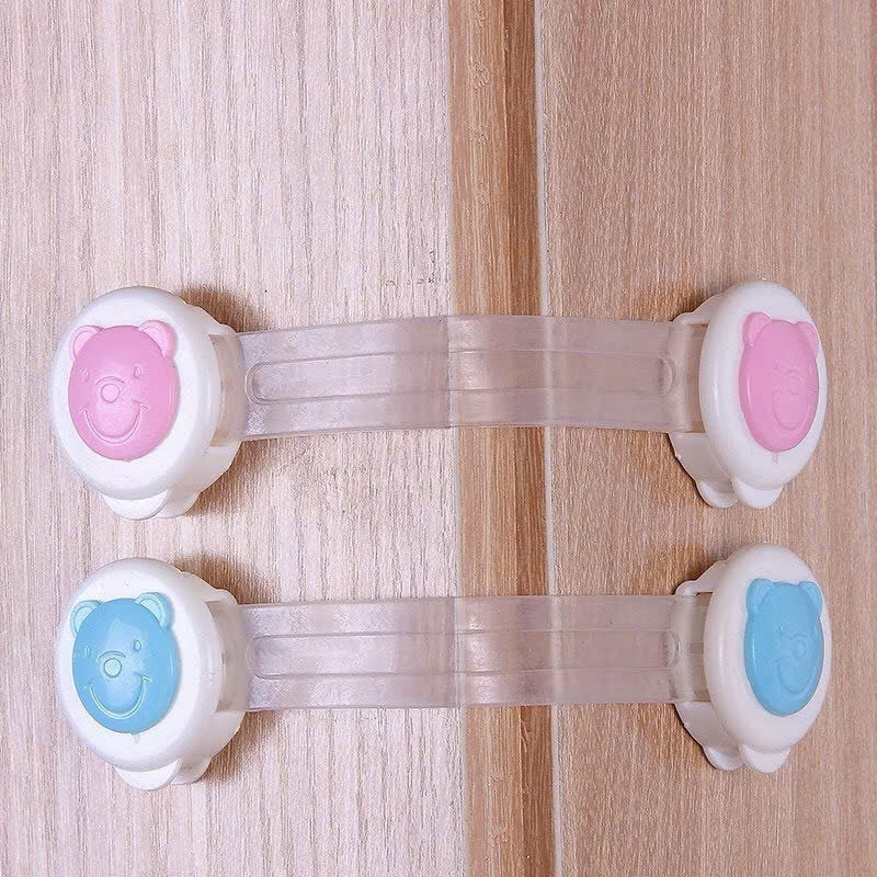 Khóa Chốt Tủ Lạnh Ngăn Kéo An Toàn Cho Bé - Set 2 Cái, Chống Trẻ Mở - HÀNG CHÍNH HÃNG MINIIN