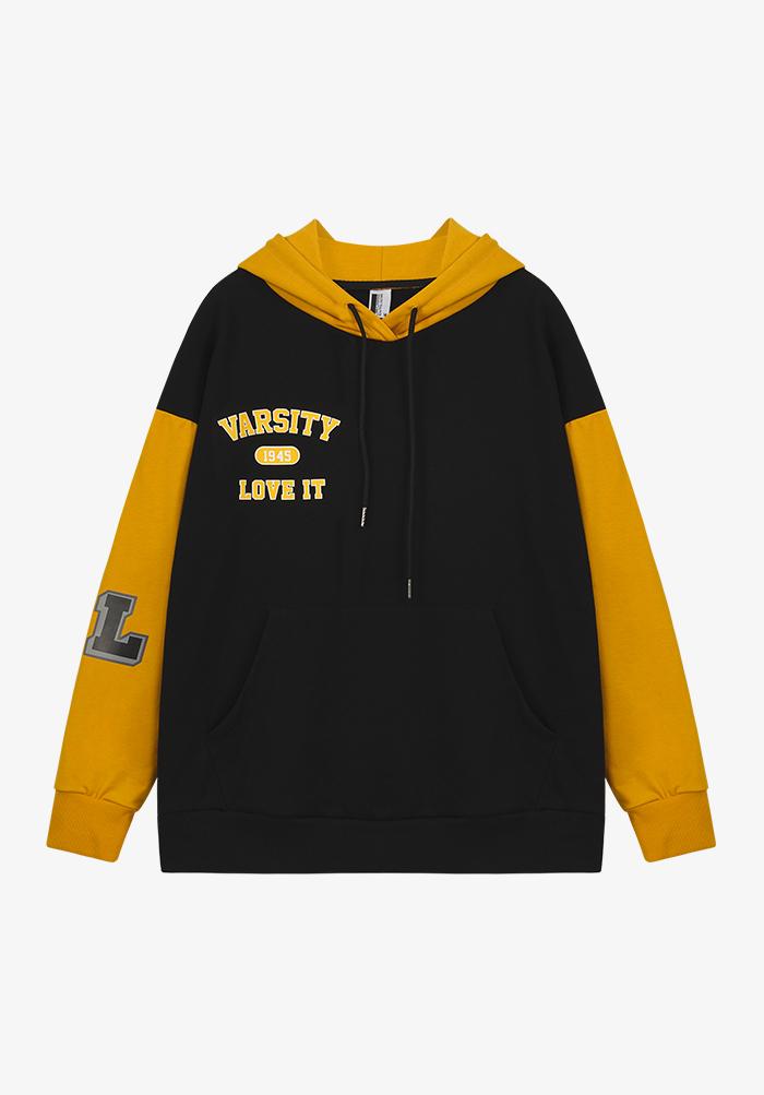 Áo Khoác Bóng Chày Phối Màu - Varsity Hoodie Unisex - LU22117402