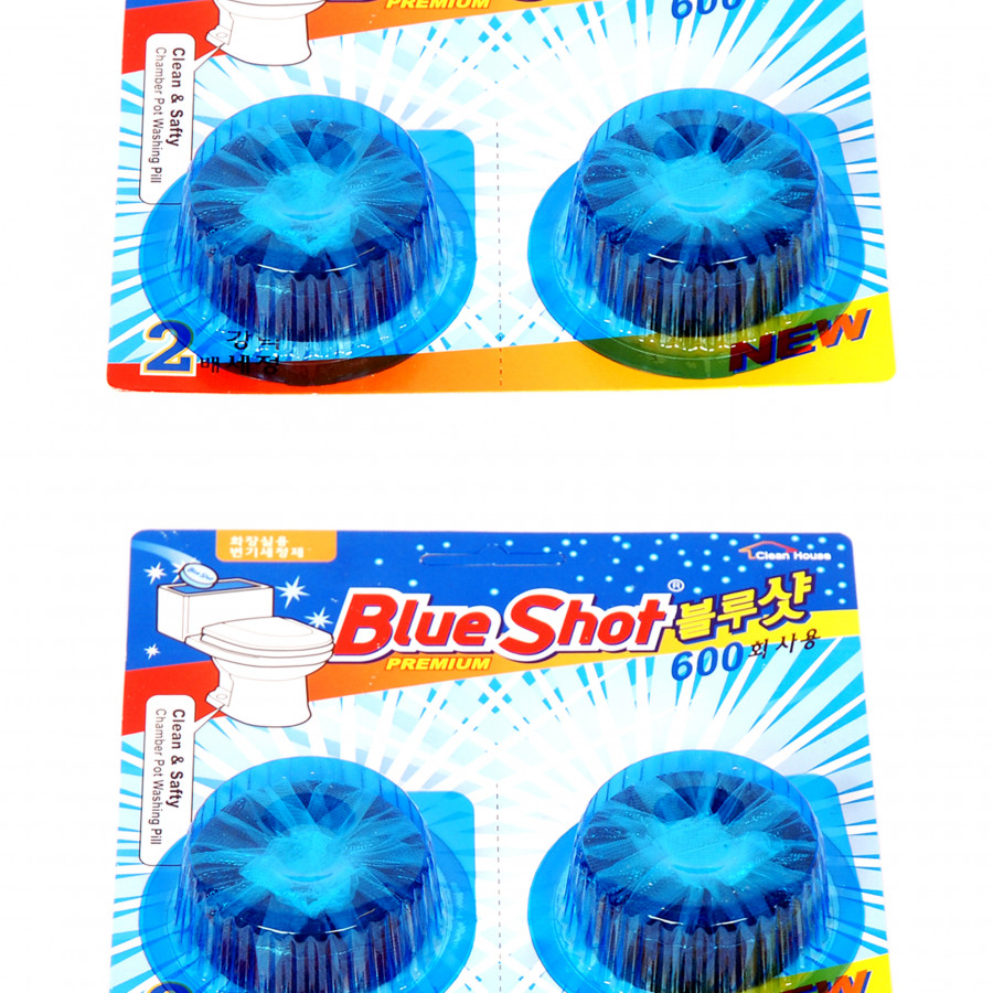 Combo 2 Vỉ Tẩy Diệt Khuẩn Vệ Sinh Bồn Cầu Cao Cấp Hàn Quốc Blueshot