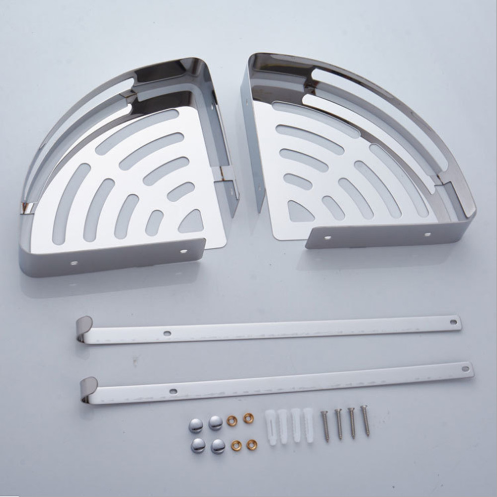 KỆ GÓC 2 TẦNG INOX KAMA PT04