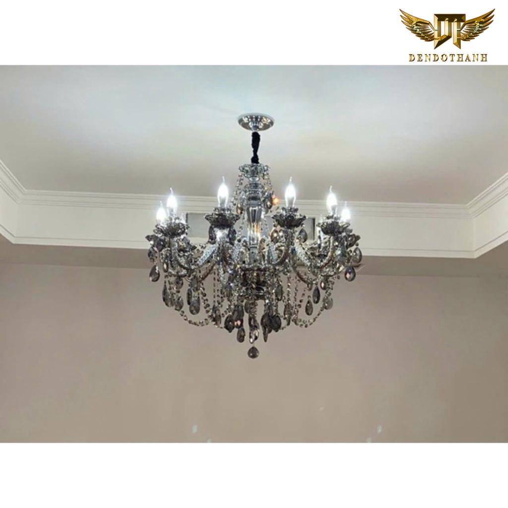 Đèn chùm phale DCNPL phong cách tân cổ điển bắc âu hiện đại, trang trí phòng khách, khách sạn DT LIGHT (HÀNG NHẬP KHẨU) - đen