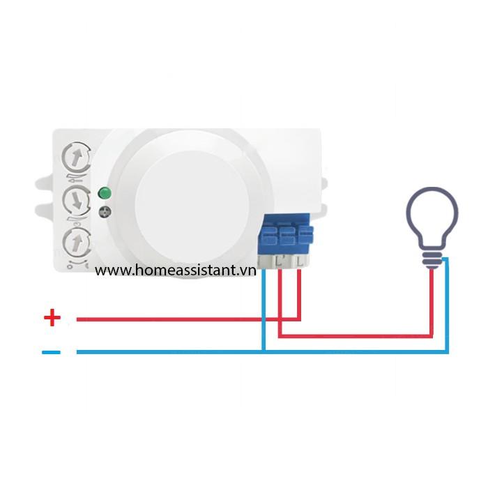 Công Tắc Cảm Biến Chuyển Động Radar Điện Áp Thấp 12V LQ-K03-12V