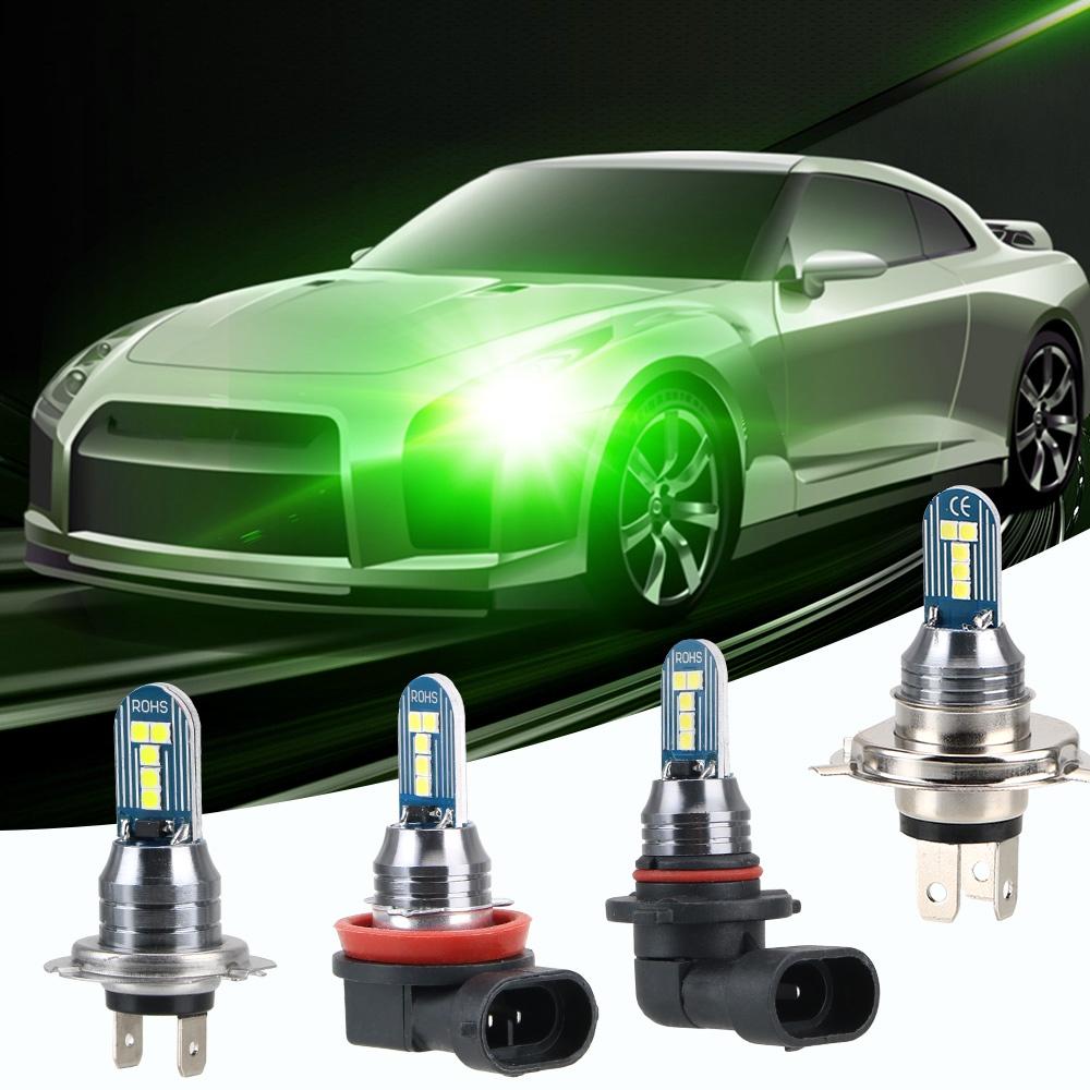 1 bóng đèn pha chống sương mù ánh sáng trắng xanh 3030SMD 12V 6000k H8 H11 9005 9006 h4 h7