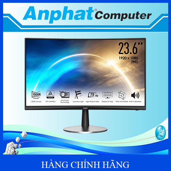 Màn hình LCD CONG MSI MD271CP (27 Inch/FHD/VA/75Hz/4 ms/LOA/USB TYPE-C) - Hàng Chính Hãng