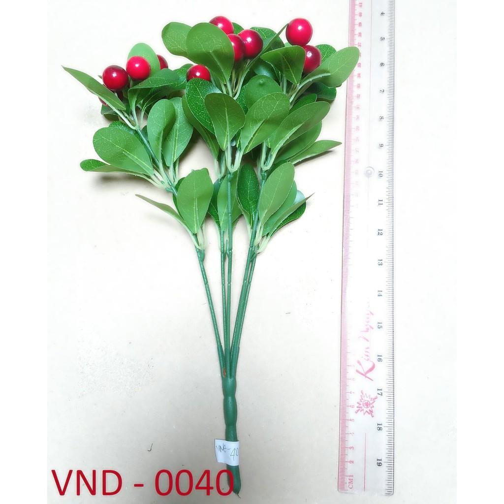 Cây giả trang trí - Cây Cherry giả 30cm - VNG-0040 (chưa bao gồm chậu)