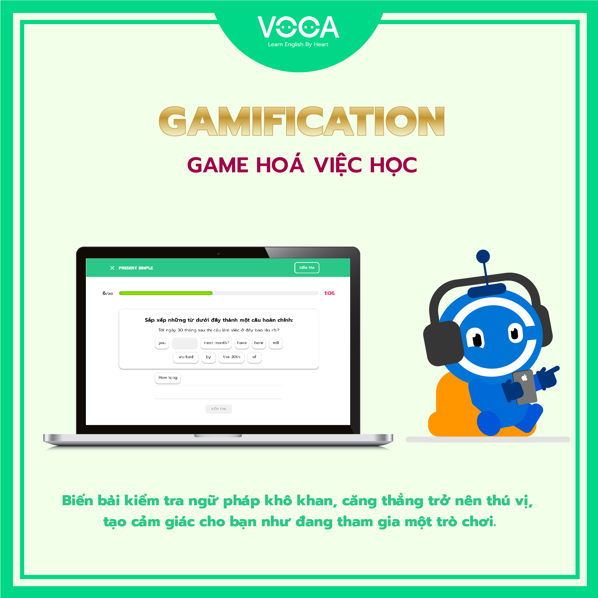 GRAMMAR VIP: Tài khoản học Ngữ pháp tiếng Anh online trên VOCA.VN - Hơn 20+ khoá học ngữ pháp tiếng Anh cao cấp - Thư viện đa dạng theo chủ đề . Hỗ trợ đa nền tảng