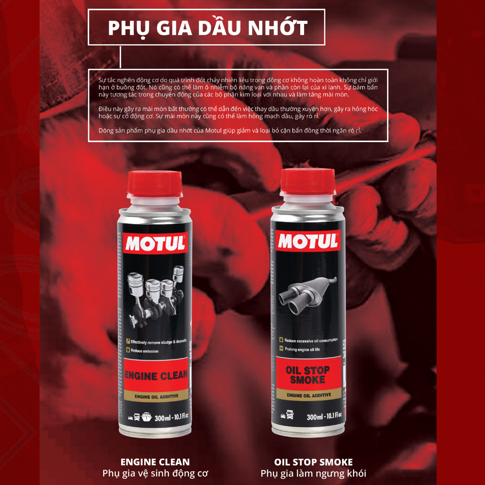 Phụ gia làm ngưng khói xe hơi - OIL STOP SMOKE 300ml