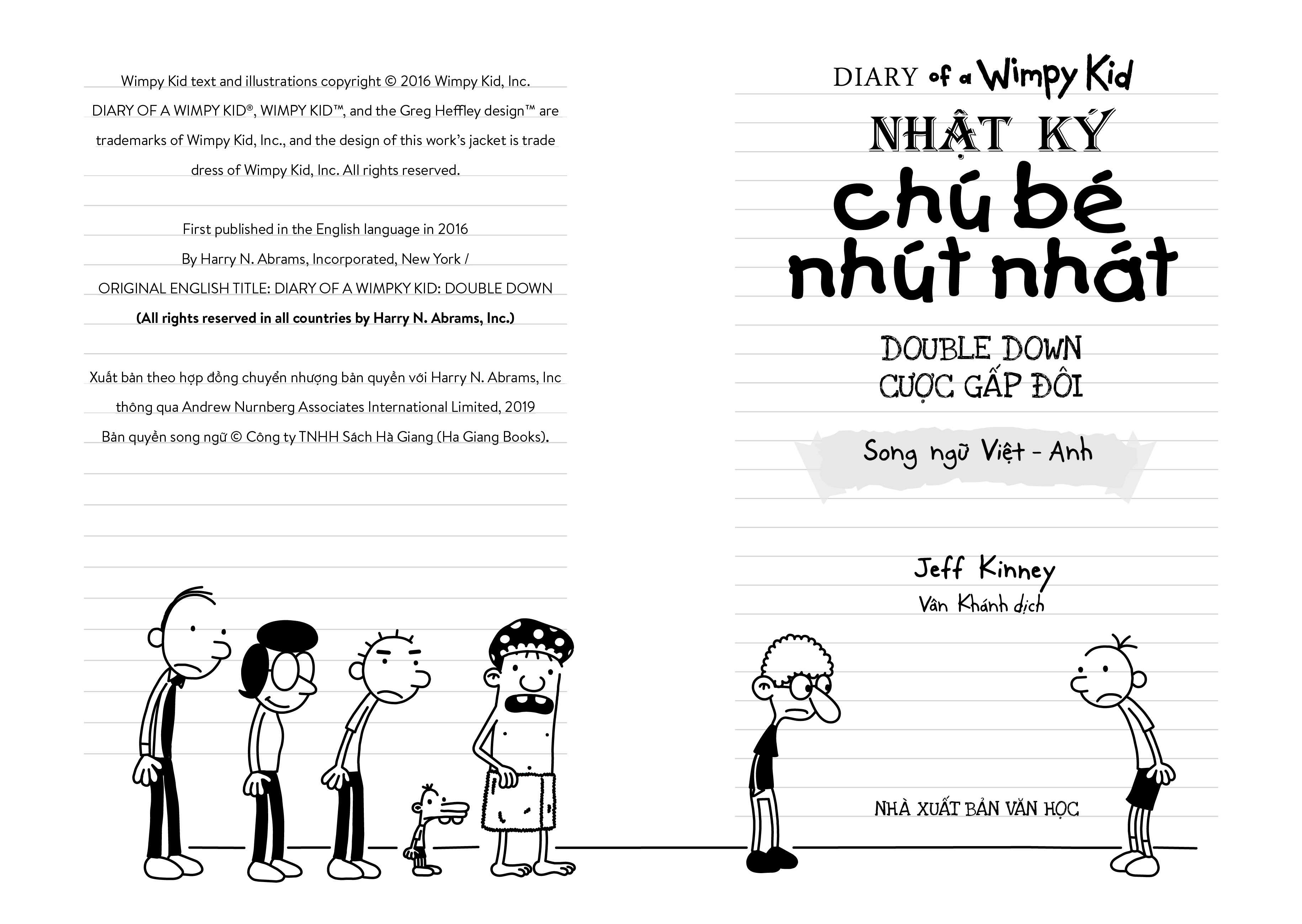 Nhật ký chú bé nhút nhát Song ngữ Việt-Anh Tập 11 (Cược gấp đôi)