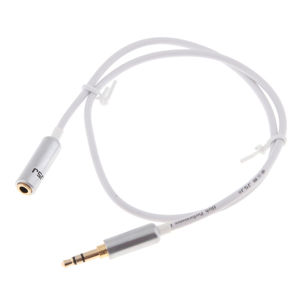 3.5mm Male To Female Auxiliary Stereo Audio Headphone Jack Extension Cable