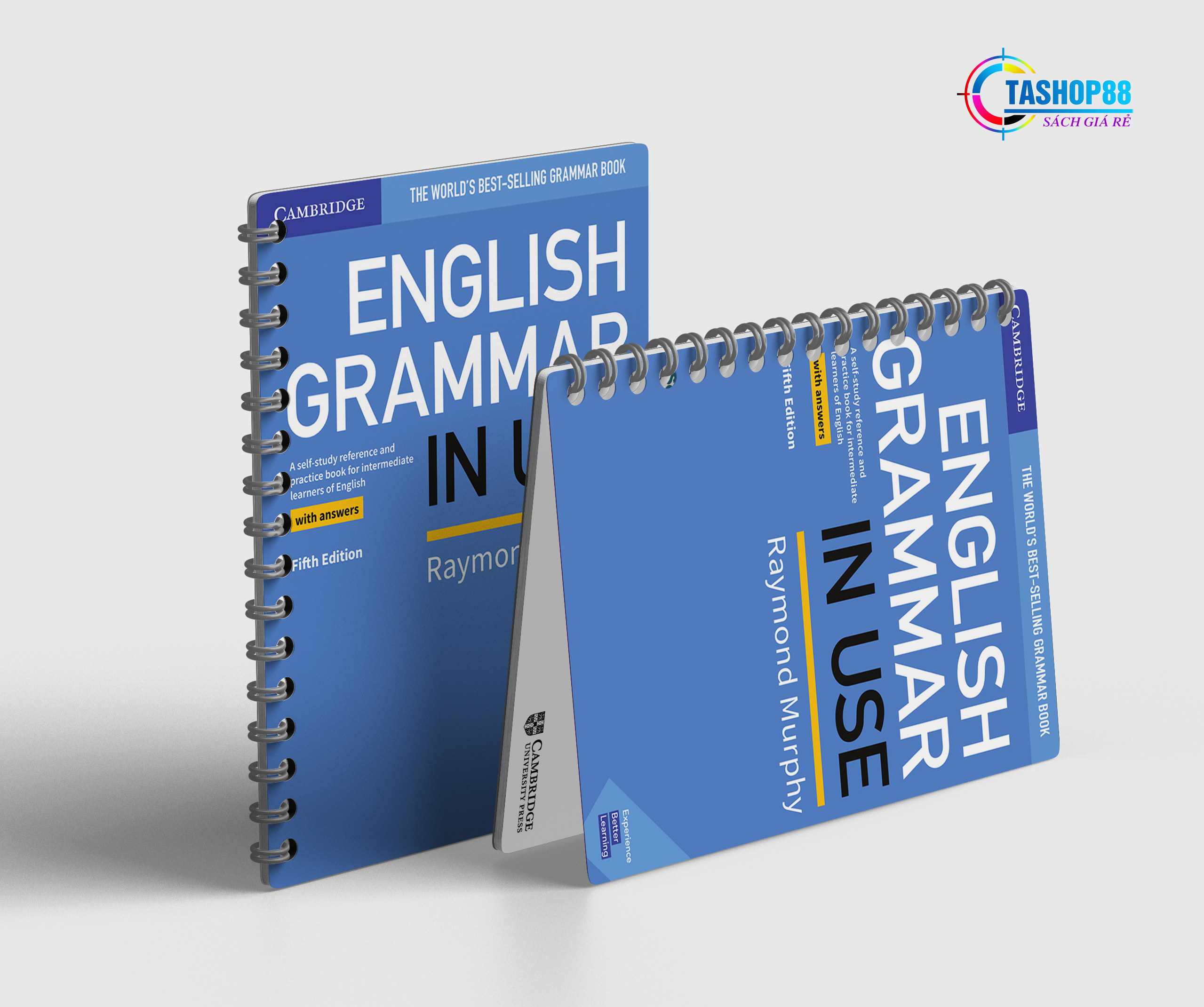 English Grammar In Use 2019 5th Edition ( Bản đẹp - In màu, đen trắng, Bìa màu - Đóng gáy xoắn chắc chắn, tiện lợi, đẹp)