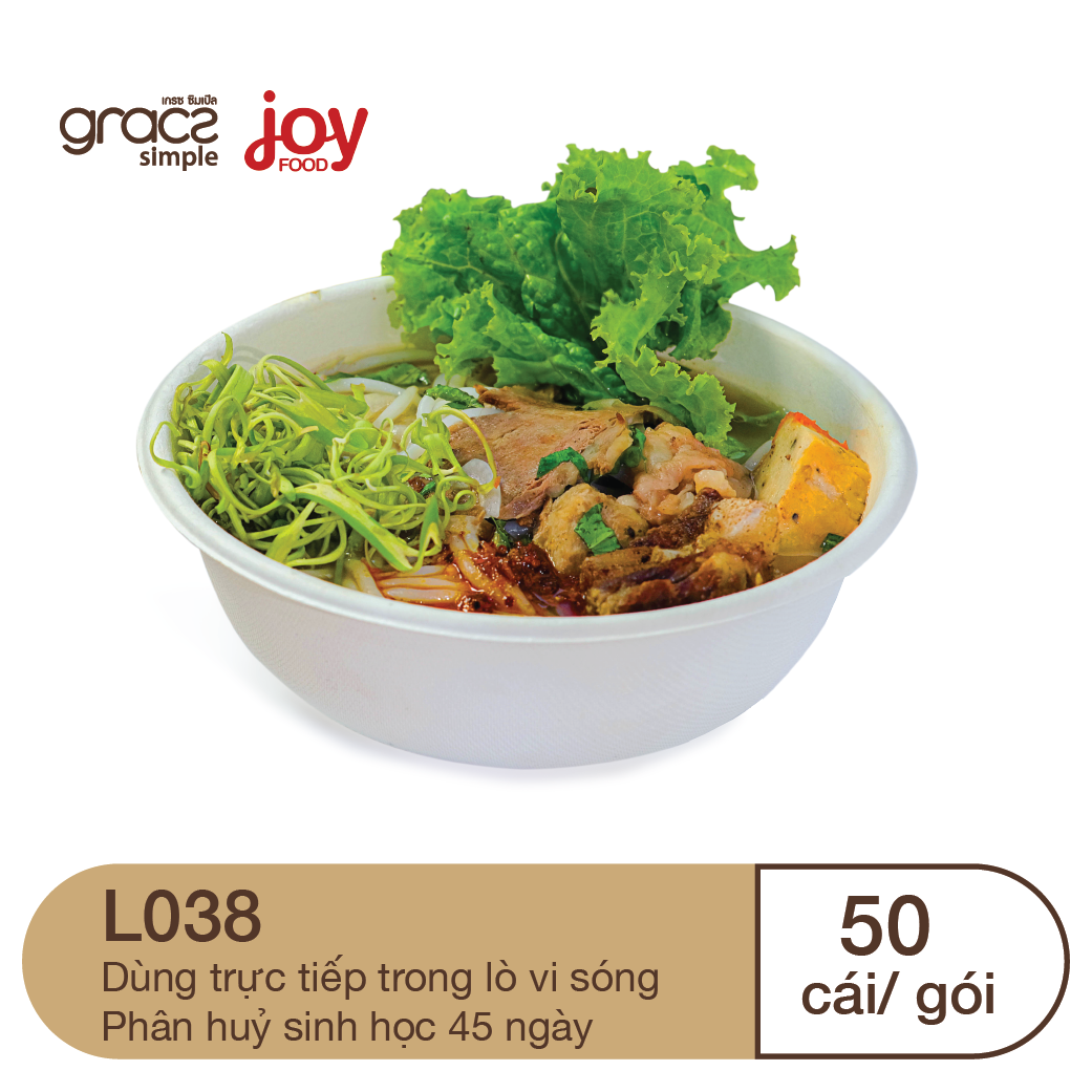 Combo 50 tô bã mía Gracz Thái Lan 875ml + Nắp Nhựa PET